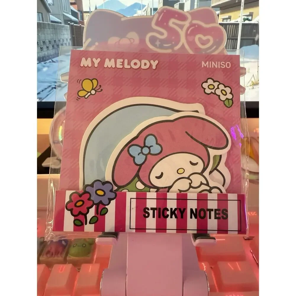 My Melody Sticky Notes Set 2 Designs 20 Sheets Kawaii Stationery 2024 Sanrio